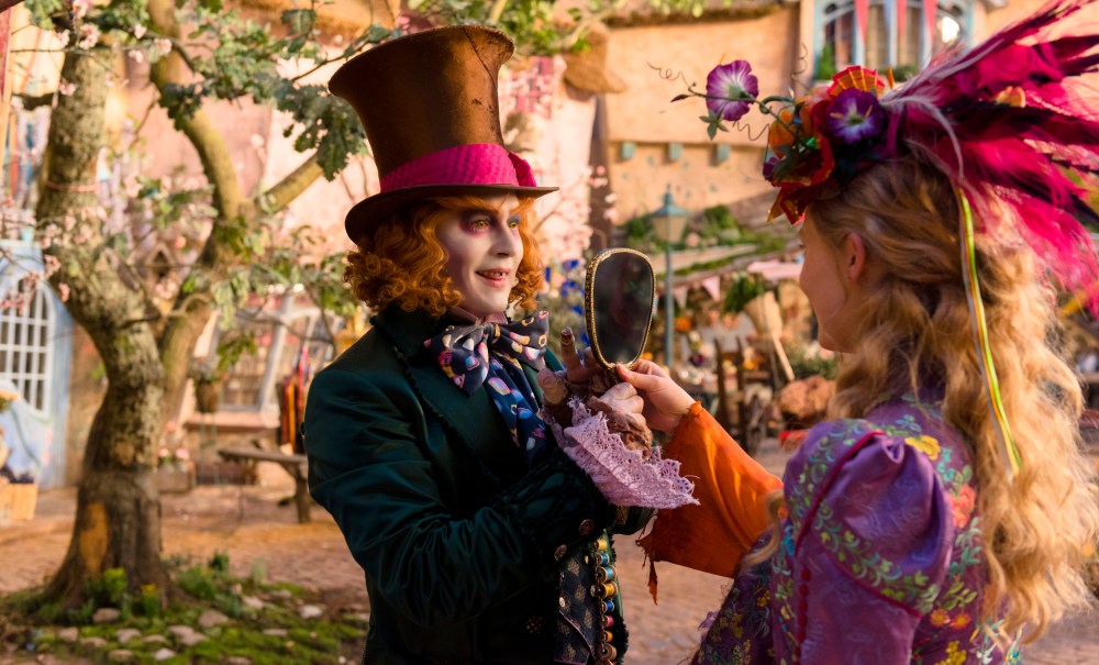 Alice (Mia Wasikowska) returns to the whimsical world of Underland and travels back in time to save the Mad Hatter (Johnny Depp) in Disney's ALICE THROUGH THE LOOKING GLASS, an all-new adventure featuring the unforgettable characters from Lewis Carroll's beloved stories.